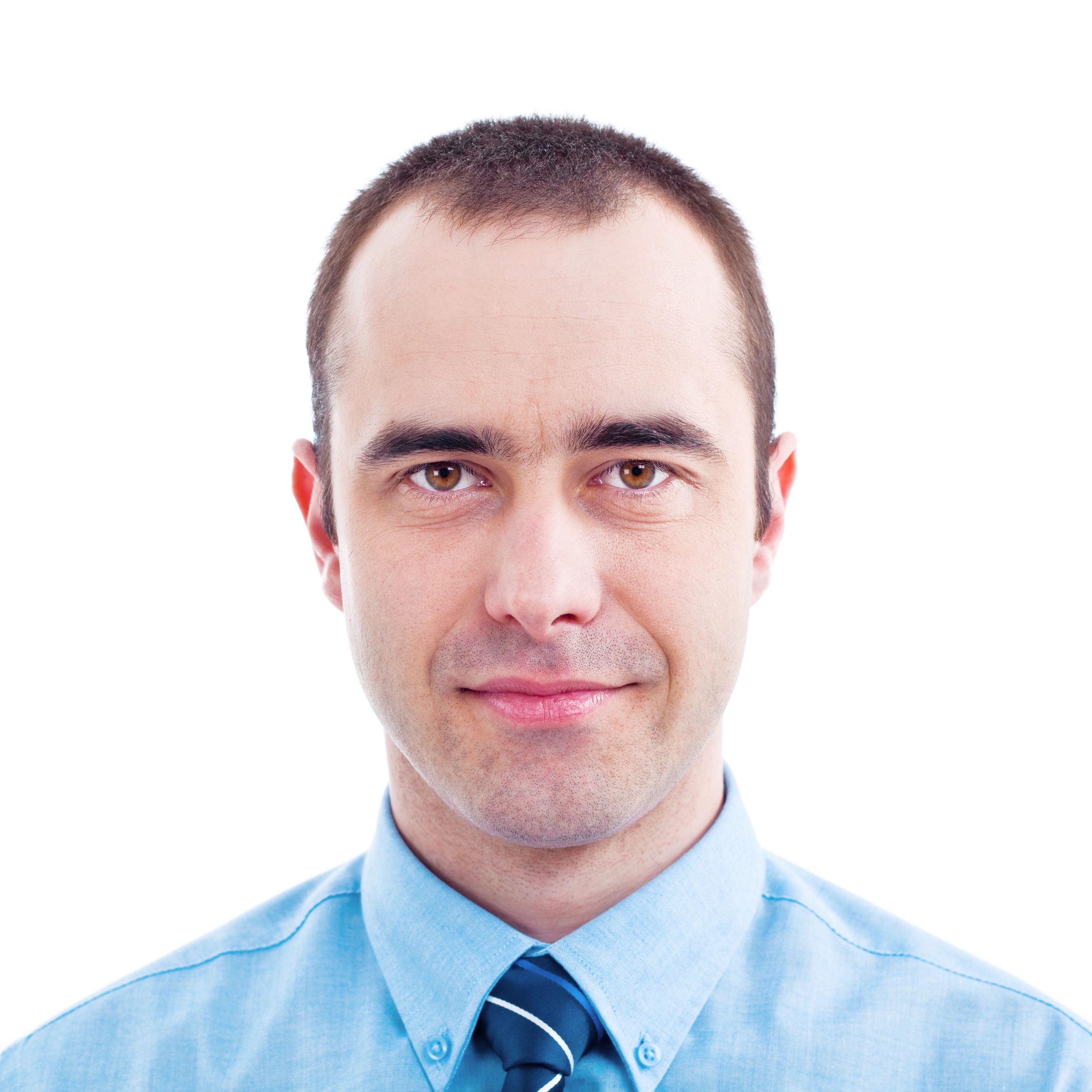 Professional headshot representing a client reference
