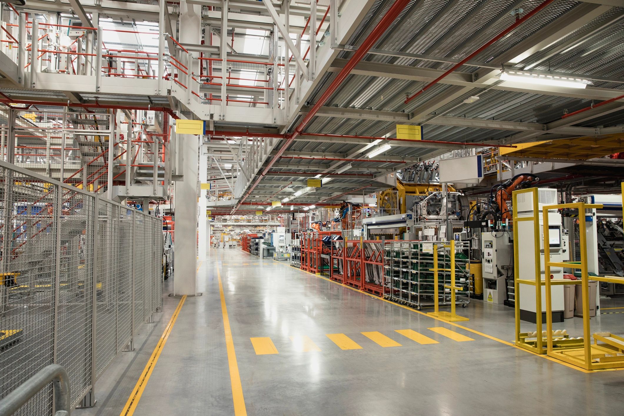 Industrial facility interior representing manufacturing operations