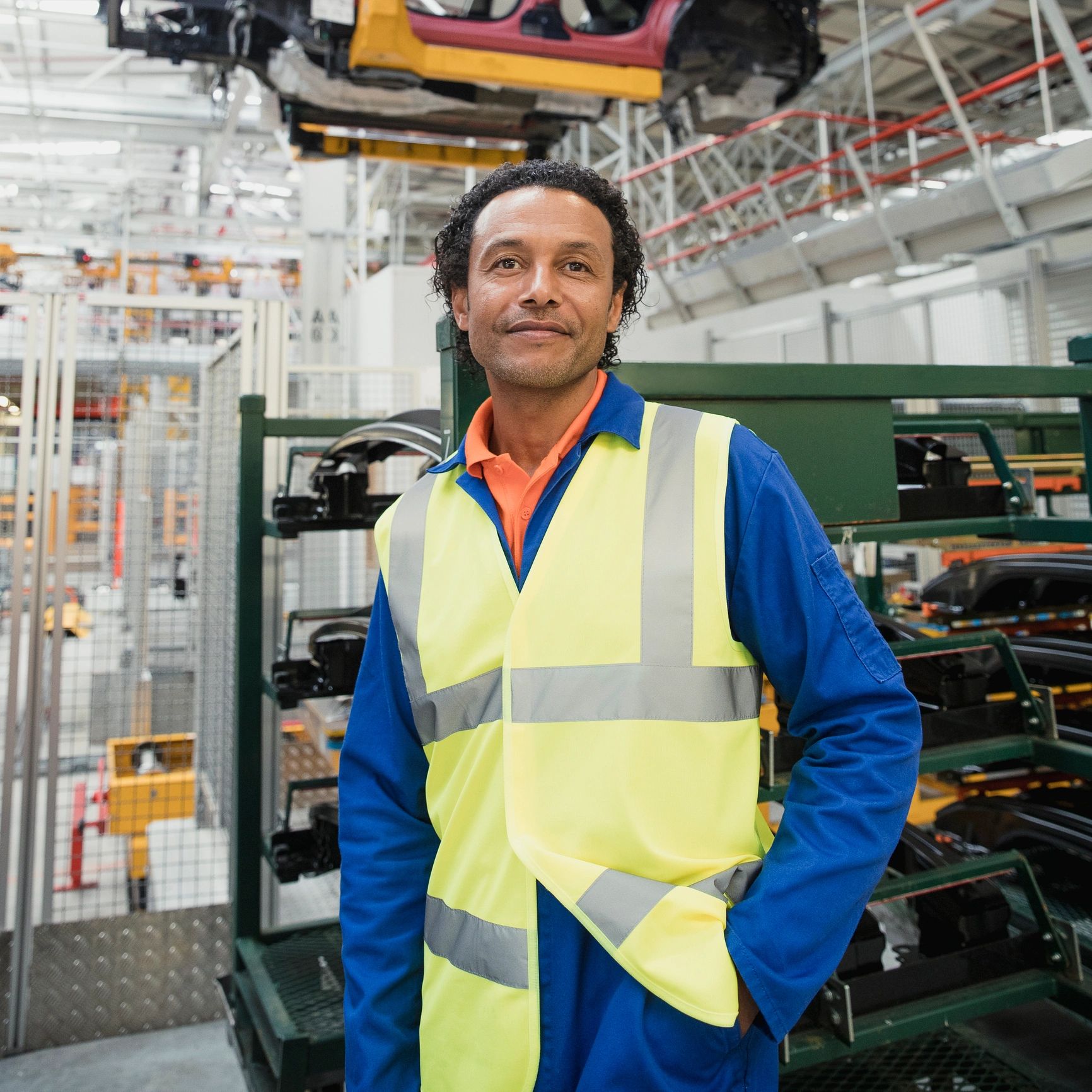 Manufacturing professional portrait